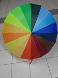Зонт-трость разноцветный в Happy Shop
